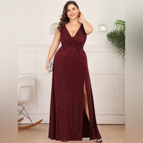 sachin and babi light blue dress Women's Red Formal Dresses & Evening Gowns main image 0